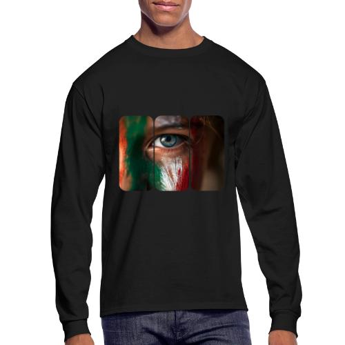 Mexico: Pride in Three Colors - Men's Long Sleeve T-Shirt