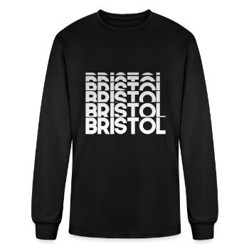 Bristol England - Men's Long Sleeve T-Shirt - black - Front