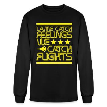Lame Catch Feeling - Men's Long Sleeve T-Shirt - black - Front