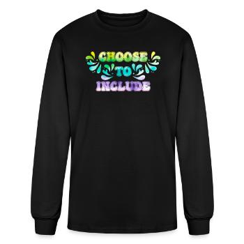 Choose to include acceptance handicap - Men's Long Sleeve T-Shirt - black - Front