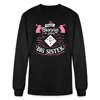 Sister Bunny Easter Friends Easter Bunnies - Men's Long Sleeve T-Shirt - black - Front