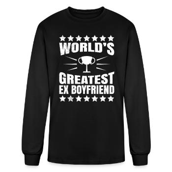 Ex Boyfriend Breakups Party Newly seperated - Men's Long Sleeve T-Shirt - black - Front