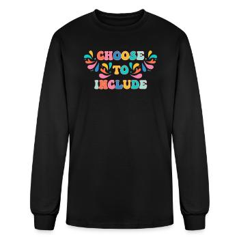 Choose to include acceptance handicap - Men's Long Sleeve T-Shirt - black - Front