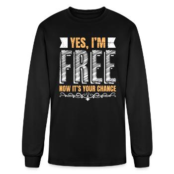 Single - You may address me Single woman - Men's Long Sleeve T-Shirt - black - Front