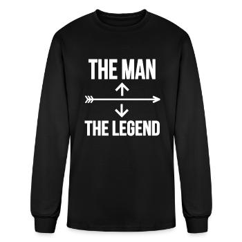 The Man The Legend Spring Break Saying Quote - Men's Long Sleeve T-Shirt - black - Front