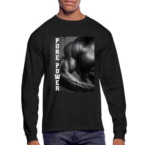 Bodybuilding: Pure Power - Men's Long Sleeve T-Shirt