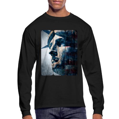 USA: Urban Liberty Triptych - Men's Long Sleeve T-Shirt