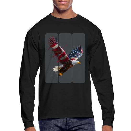 USA: Freedom in Flight - Men's Long Sleeve T-Shirt