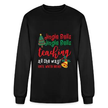 Jingle Bells Jingle Bells Teaching - Men's Long Sleeve T-Shirt - black - Front