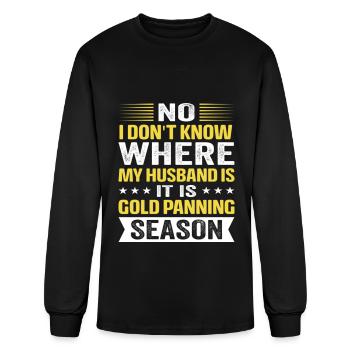 Gold Panning Gold Panning Gold Prospectors Gold - Men's Long Sleeve T-Shirt - black - Front