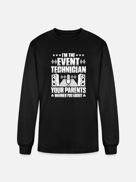 Event Technician Event Technology - Men's Long Sleeve T-Shirt - black