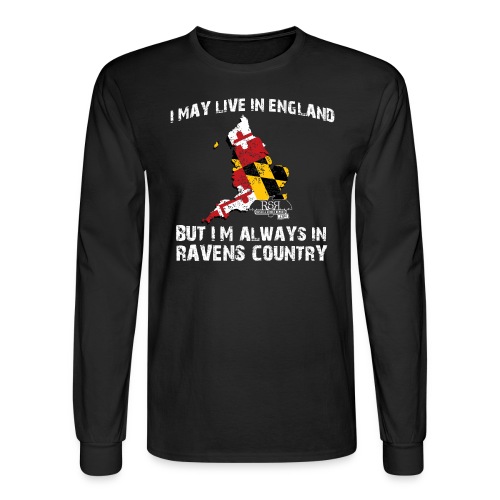 RavensCountryTee England 04 png - Men's Long Sleeve T-Shirt
