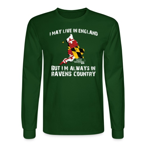 RavensCountryTee England 04 png - Men's Long Sleeve T-Shirt