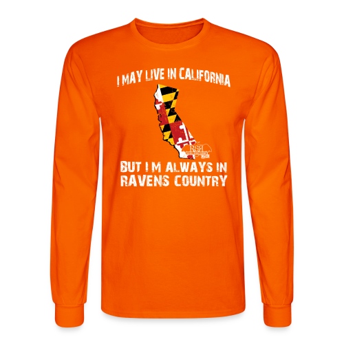 RavensCountryTee California 02 png - Men's Long Sleeve T-Shirt