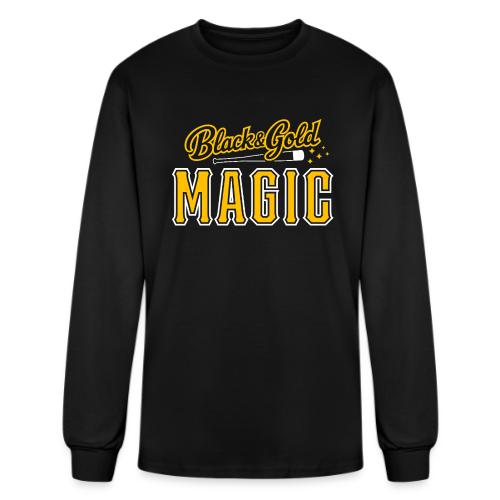 Black & Gold Magic - Men's Long Sleeve T-Shirt