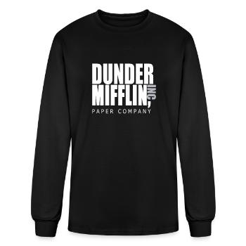 Dunder Mifflin Paper Company - Men's Long Sleeve T-Shirt - black - Front