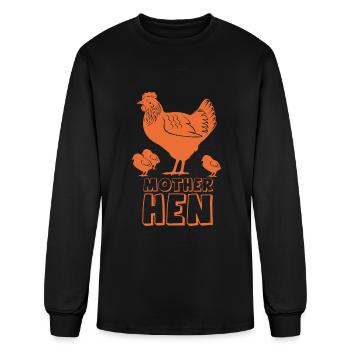 Mother Hen - Men's Long Sleeve T-Shirt - black - Front