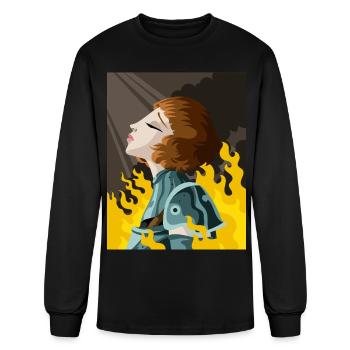 joan of arc - Men's Long Sleeve T-Shirt - black - Front