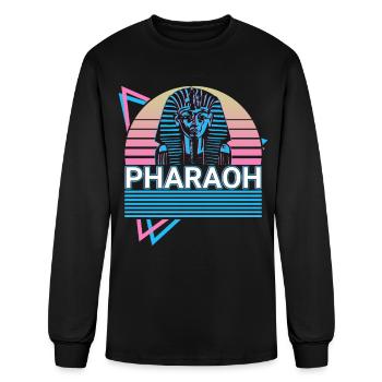 Pharaoh King Tut Egyptian Pharaoh - Men's Long Sleeve T-Shirt - black - Front