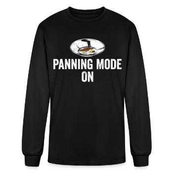 Funny Gold Panning Gold Prospectors Panning Mode O - Men's Long Sleeve T-Shirt - black - Front