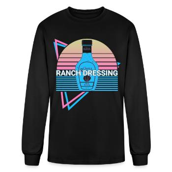 Ranch Dressing Retro - Men's Long Sleeve T-Shirt - black - Front