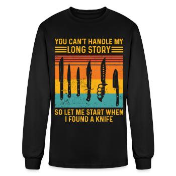 Knife Collector - Men's Long Sleeve T-Shirt - black - Front