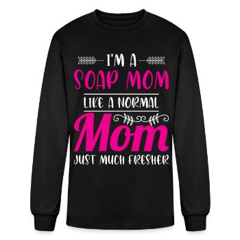 Soap Making - Men's Long Sleeve T-Shirt - black - Front