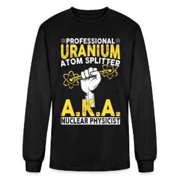 Nuclear Engineer - Men's Long Sleeve T-Shirt - black - Front