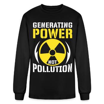 Nuclear Power Nuclear Engineering - Men's Long Sleeve T-Shirt - black - Front