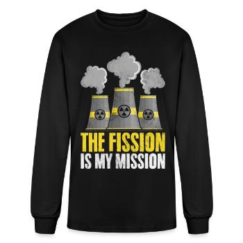 Nuclear Fuel Nuclear Power Plant - Men's Long Sleeve T-Shirt - black - Front