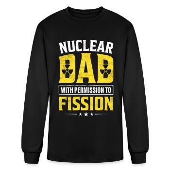 Nuclear Engineer - Men's Long Sleeve T-Shirt - black - Front