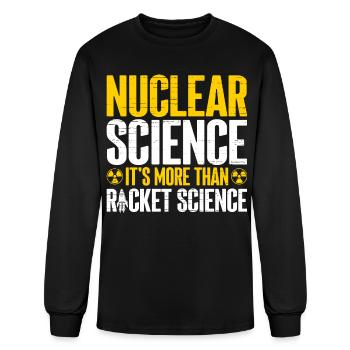 Nuclear Engineer - Men's Long Sleeve T-Shirt - black - Front