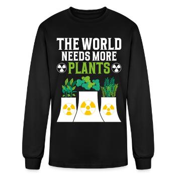 Nuclear Power Plant Nuclear Engineer - Men's Long Sleeve T-Shirt - black - Front