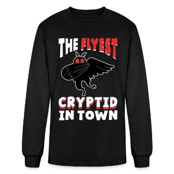 Mothman Cryptozoology - Men's Long Sleeve T-Shirt - black - Front