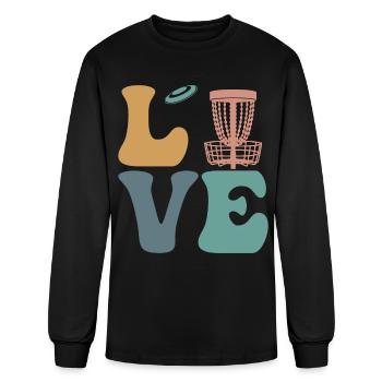 Disc Golf Disc Golfing Disc Golfer - Men's Long Sleeve T-Shirt - black - Front