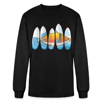 Humuhumunukunukuapua'a Hawaiian Reef Triggerfish - Men's Long Sleeve T-Shirt - black - Front