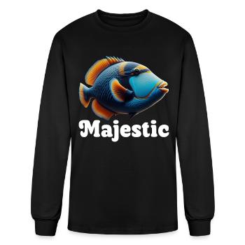 Humuhumunukunukuapua'a Hawaiian Reef Triggerfish - Men's Long Sleeve T-Shirt - black - Front