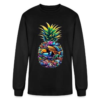 Humuhumunukunukuapua'a Hawaiian Reef Triggerfish - Men's Long Sleeve T-Shirt - black - Front