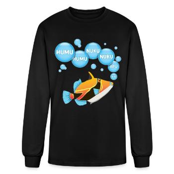 Humuhumunukunukuapua'a Hawaiian Reef Triggerfish - Men's Long Sleeve T-Shirt - black - Front