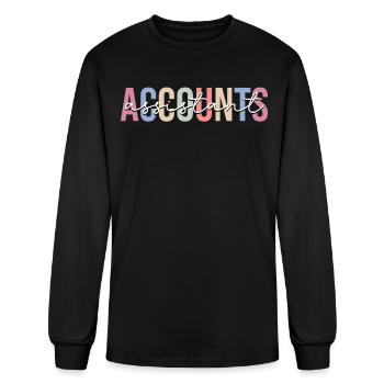 Secretary - Men's Long Sleeve T-Shirt - black - Front