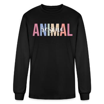 Adopt - Men's Long Sleeve T-Shirt - black - Front