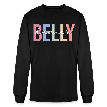 Belly Dancing Dance - Men's Long Sleeve T-Shirt - black - Front