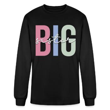 Grande Sœur - T-shirt à manches longues Homme - noir - Devant
