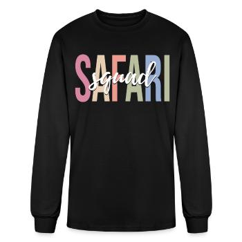 Safari Lovers Zoo Safari - Men's Long Sleeve T-Shirt - black - Front