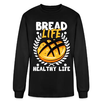 Bread Baking Bread Maker - Men's Long Sleeve T-Shirt - black - Front