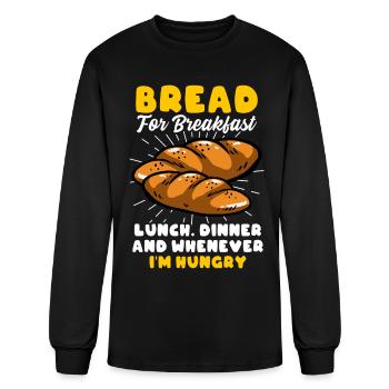 Bread Baking Bread Maker - Men's Long Sleeve T-Shirt - black - Front