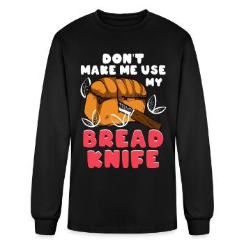 Bread Baking Bread Maker - Men's Long Sleeve T-Shirt - black - Front