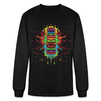 Kebab Döner Kebab Kebap Popart - Men's Long Sleeve T-Shirt - black - Front
