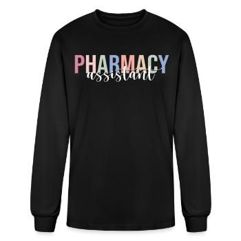 Pharmacy Assistant Pharmacy Technician Pharmacists - Men's Long Sleeve T-Shirt - black - Front