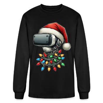 Réalité virtuelle VR Player Jeux vidéo - T-shirt à manches longues Homme - noir - Devant